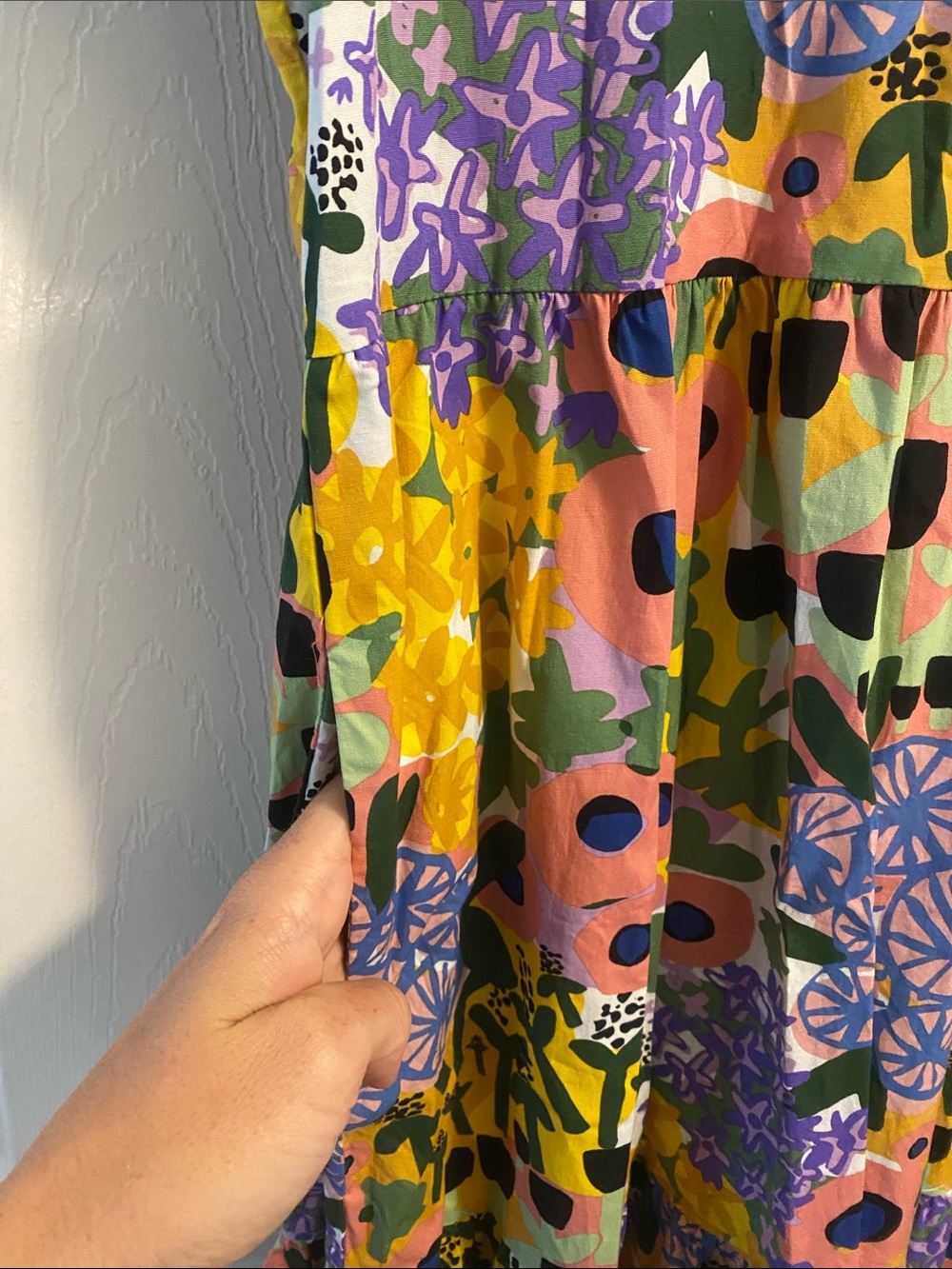 Nooworks Frida Floral Midi Dress in People I Love Size L - Picture 3 of 4